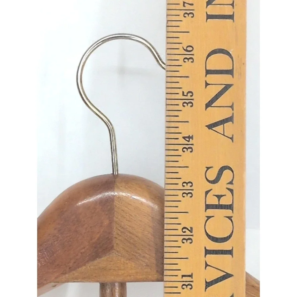 VTG Fitwell Wooden Suit Hanger Detachable Extension Reach Pole RARE  GERMANY